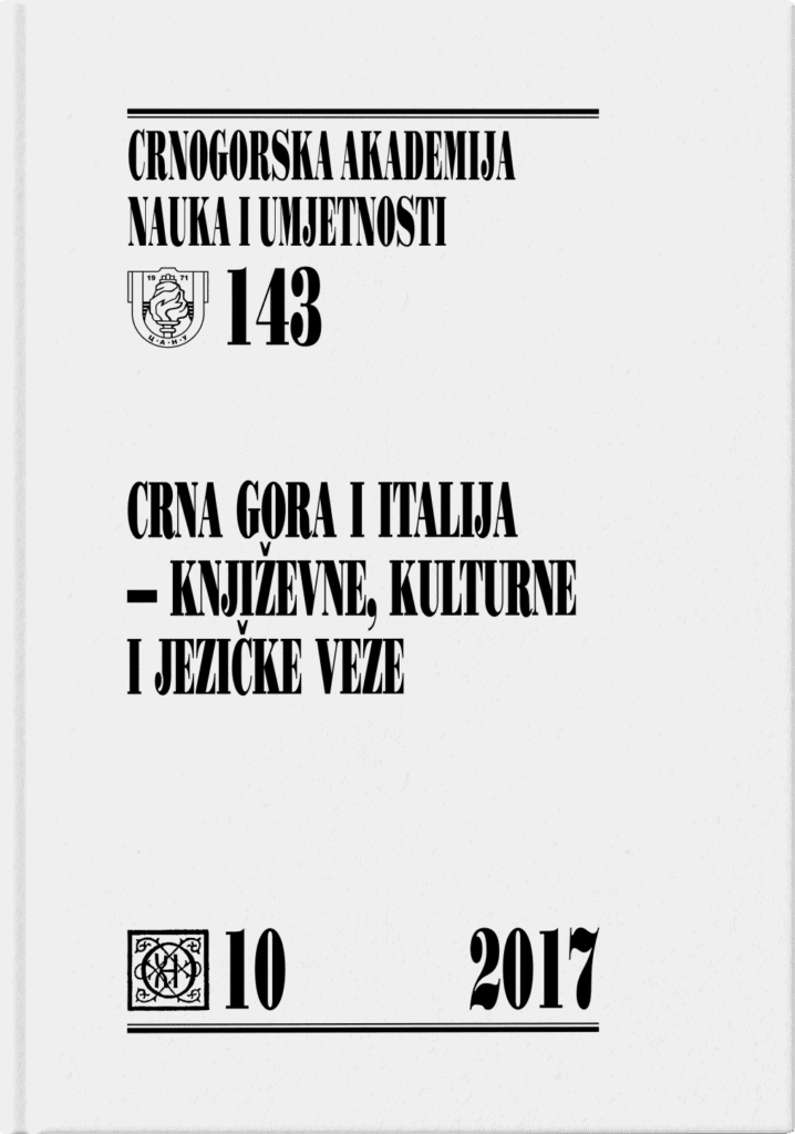 Crna Gora i Italija — književne, kulturne i jezičke veze
