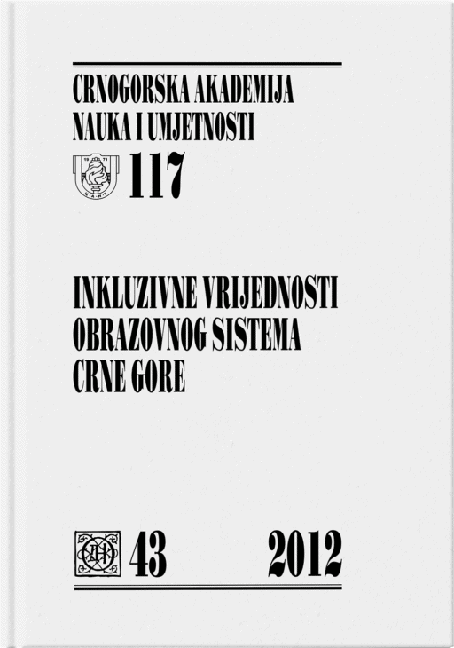 Inkluzivne vrijednosti obrazovnog sistema Crne Gore