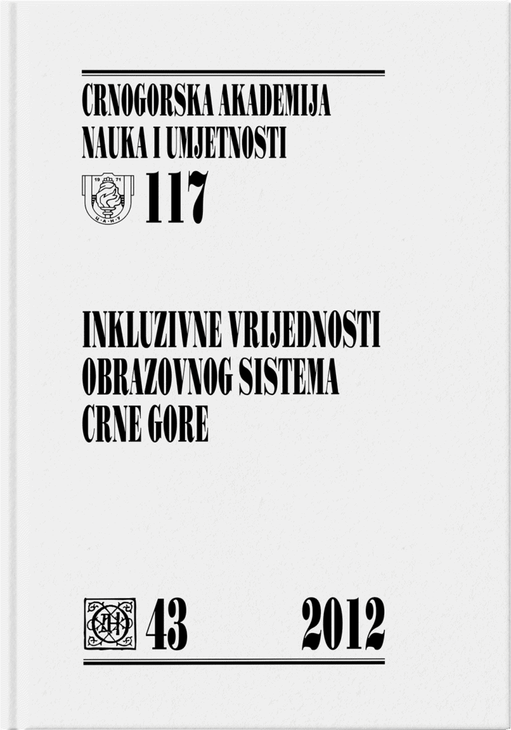 Inkluzivne vrijednosti obrazovnog sistema Crne Gore