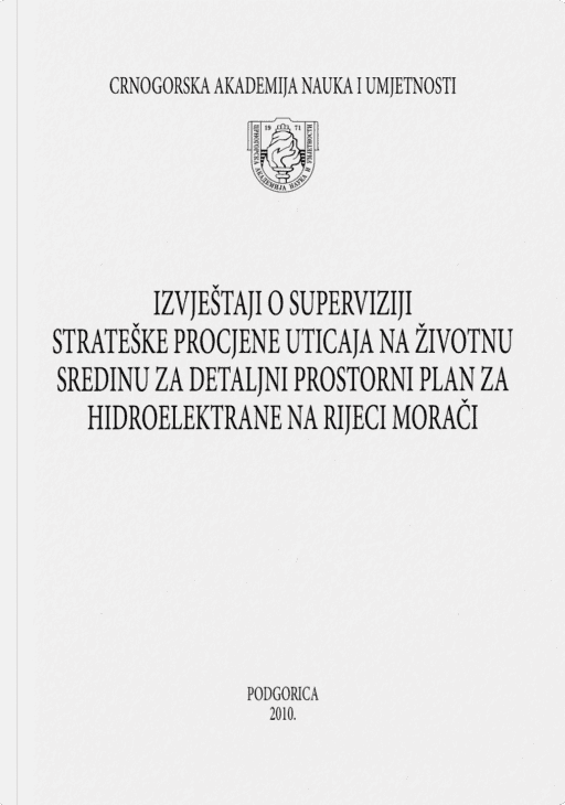 Izvještaj o superviziji — hidroelektrane na Morači