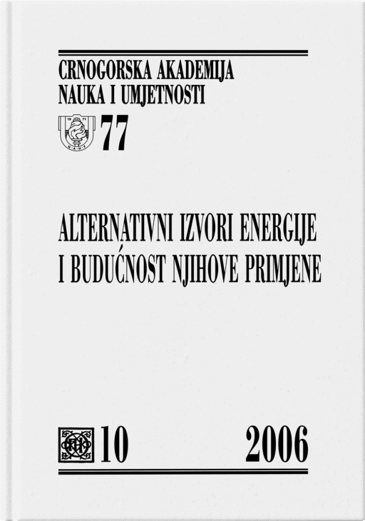 Alternativni izvori energije i budućnost njihove primjene, 2006