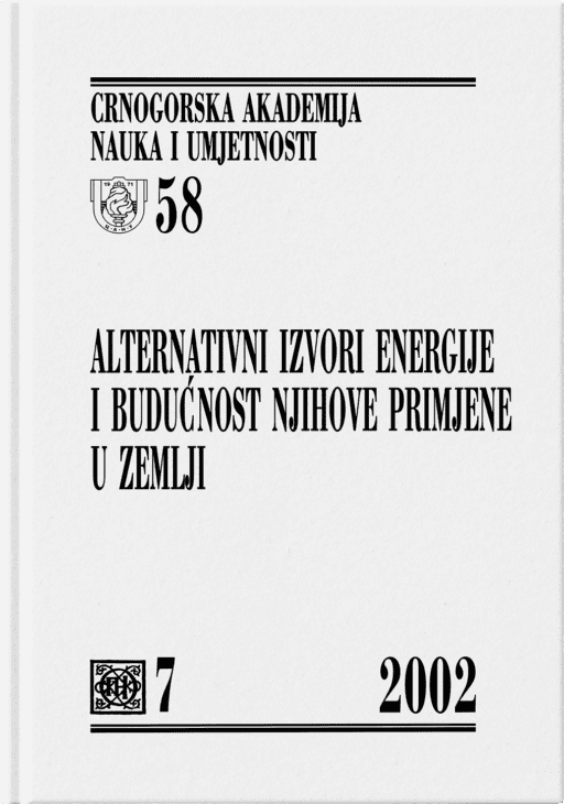 Alternativni izvori energije i budućnost njihove primjene u zemlji, 2002