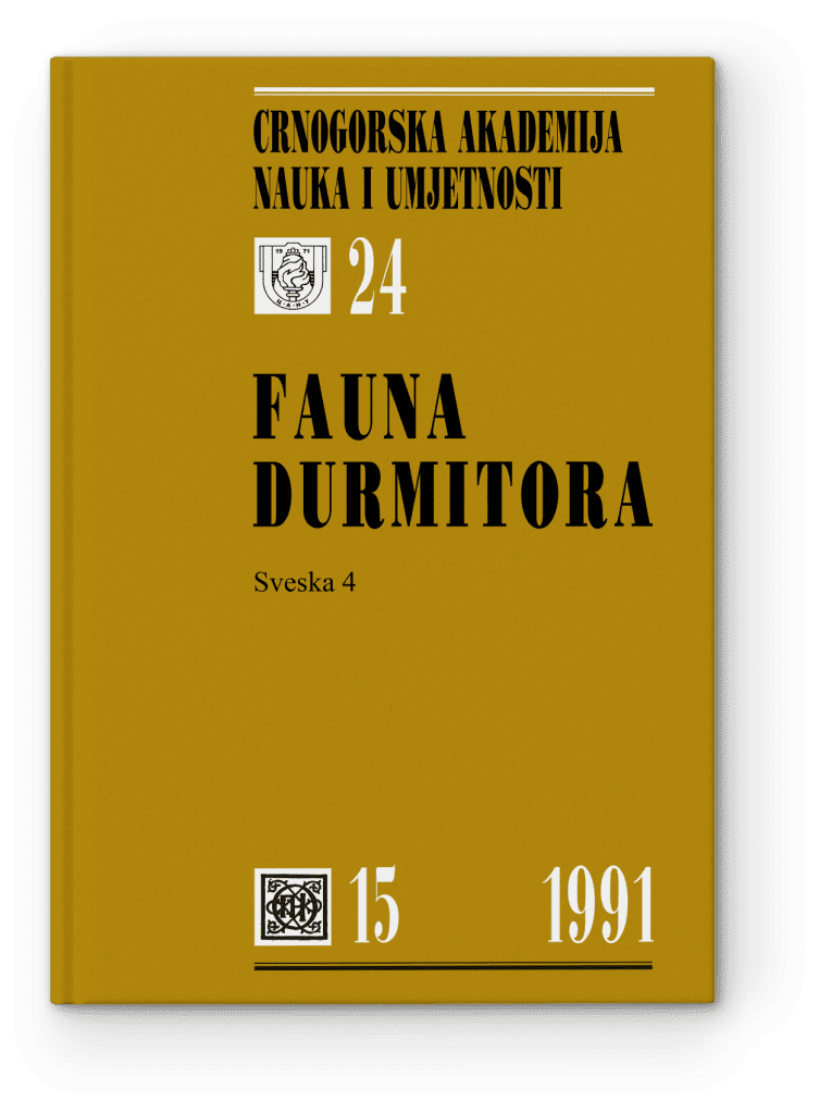 Fauna Durmitora, sv. 4