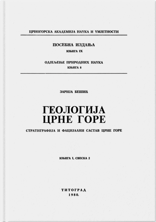 Zarija Bešić: Geologija Crne Gore I-2