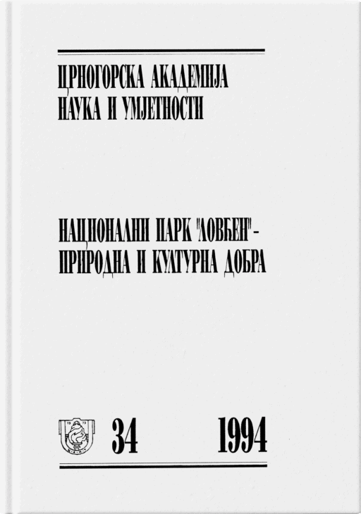 Nacionalni park „Lovćen” — prirodna i kulturna dobra
