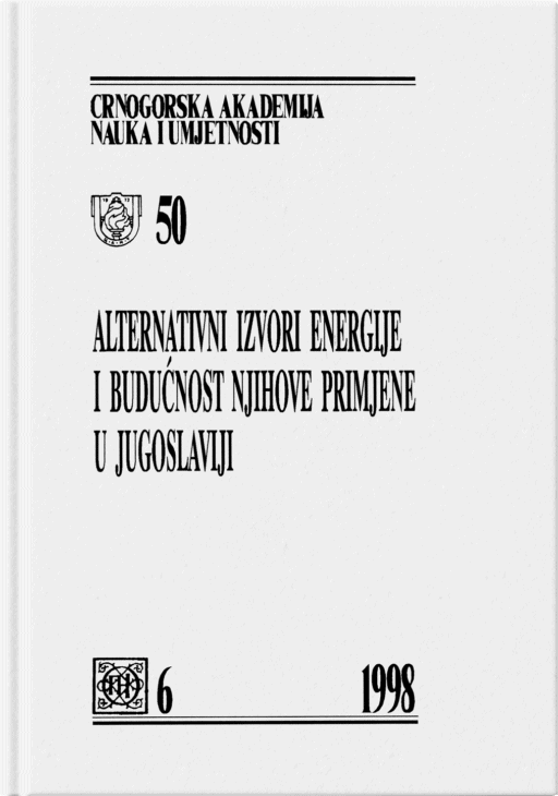 Alternativni izvori energije i budućnost njihove primjene u Jugoslaviji