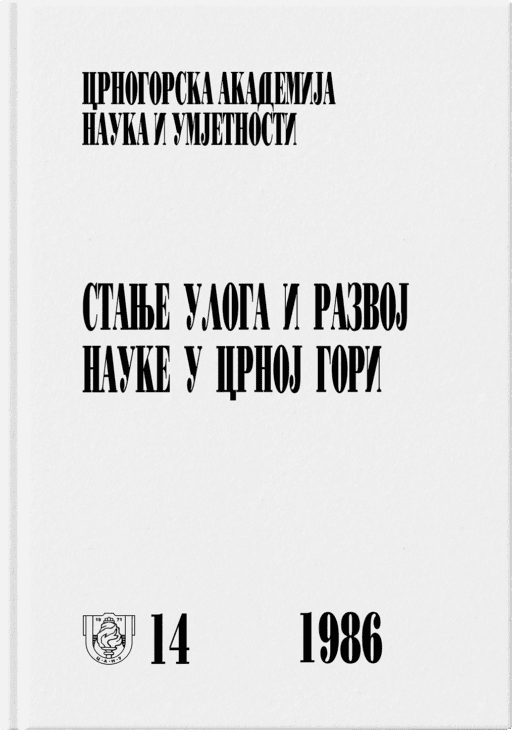 Stanje uloga i razvoj nauke u Crnoj Gori