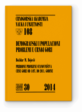 Prirodne promjene stanovništva Crne Gore od 1497. do 2011. godine