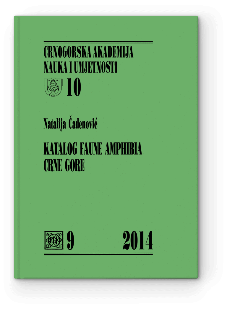 Catalogue of Amphibia Fauna of Montenegro