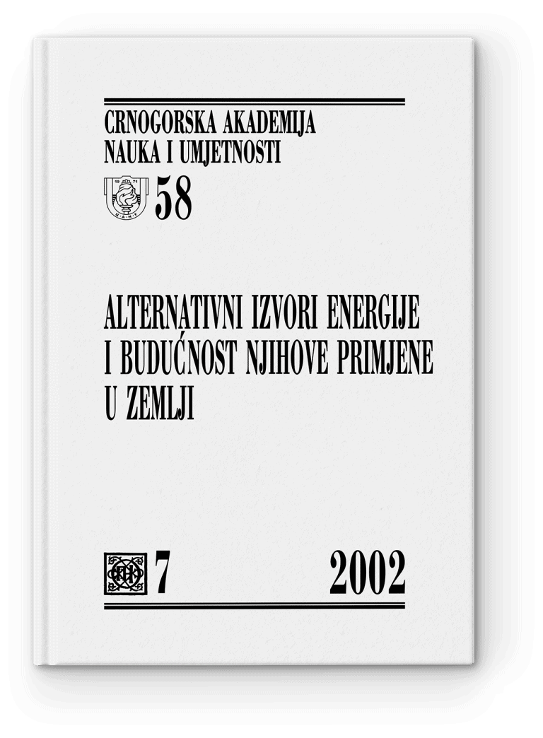 Renewable Energy and Future of its Applications in Yugoslavia, 2002