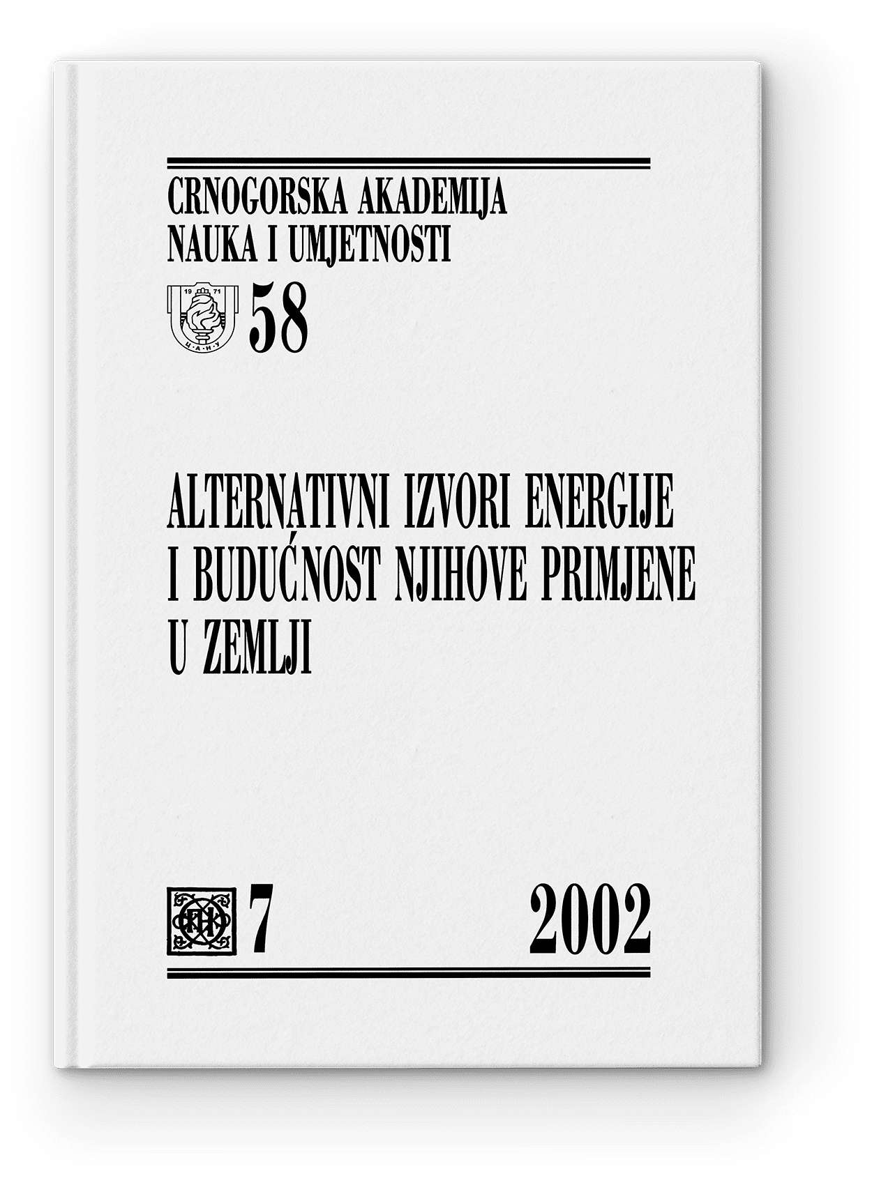 Renewable Energy and Future of its Applications in Yugoslavia, 2002