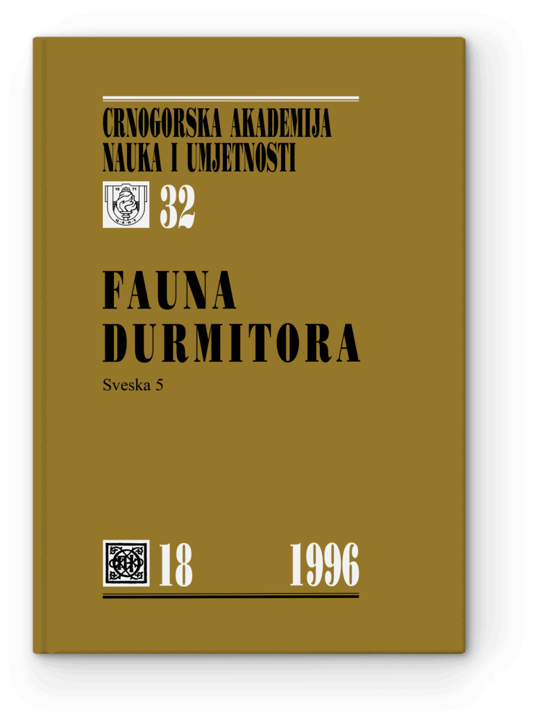 Fauna Durmitora, sveska 5