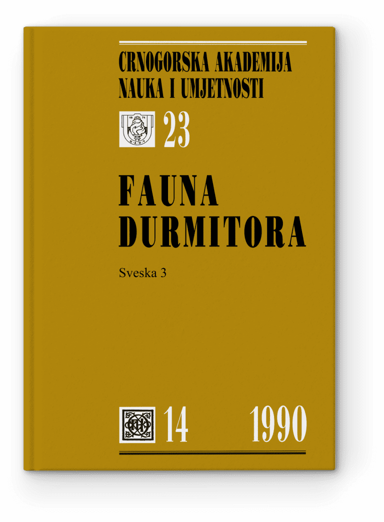 Fauna Durmitora, sv. 3